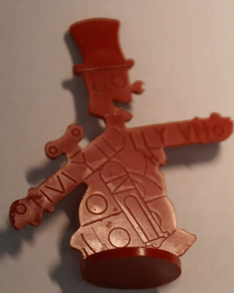 Mr. Machine Game 1961 Board Game Piece. 2-1/4" 1