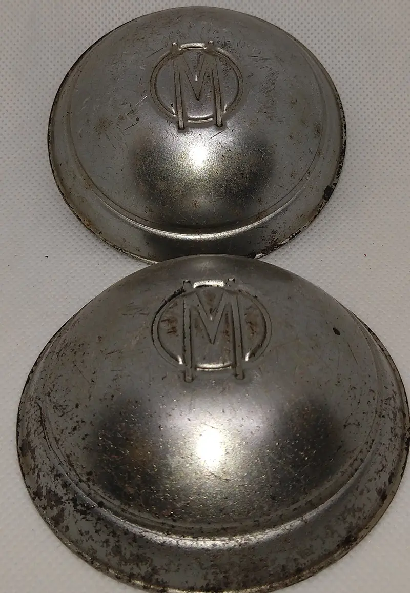 Murray Pedal Car Hub Caps. Pair (Two Only) 1