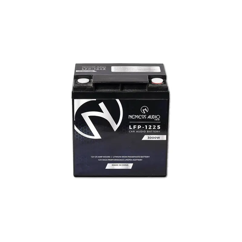 Nemesis Audio Lfp-1225 3000W 12V 25Ah Lifepo4 Lithium Battery 1