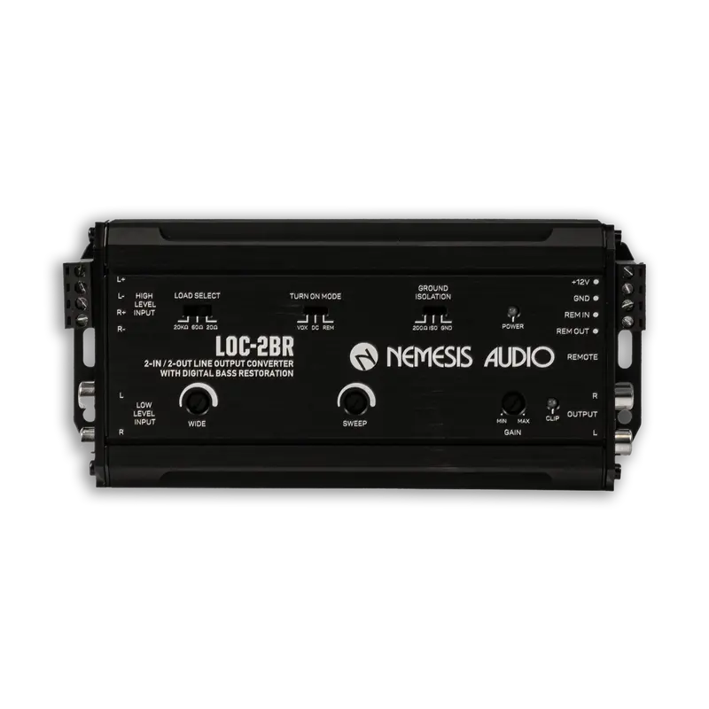 Nemesis Audio Loc-2Br 2-Channel Line Output Convertor With Digital Bass Reconstruction 1