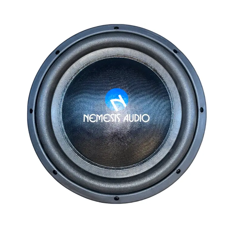 Nemesis Audio Na-10Hslm V.3 10" 800W Rms Shallow Mount Subwoofer Dvc 4-Ohm 1