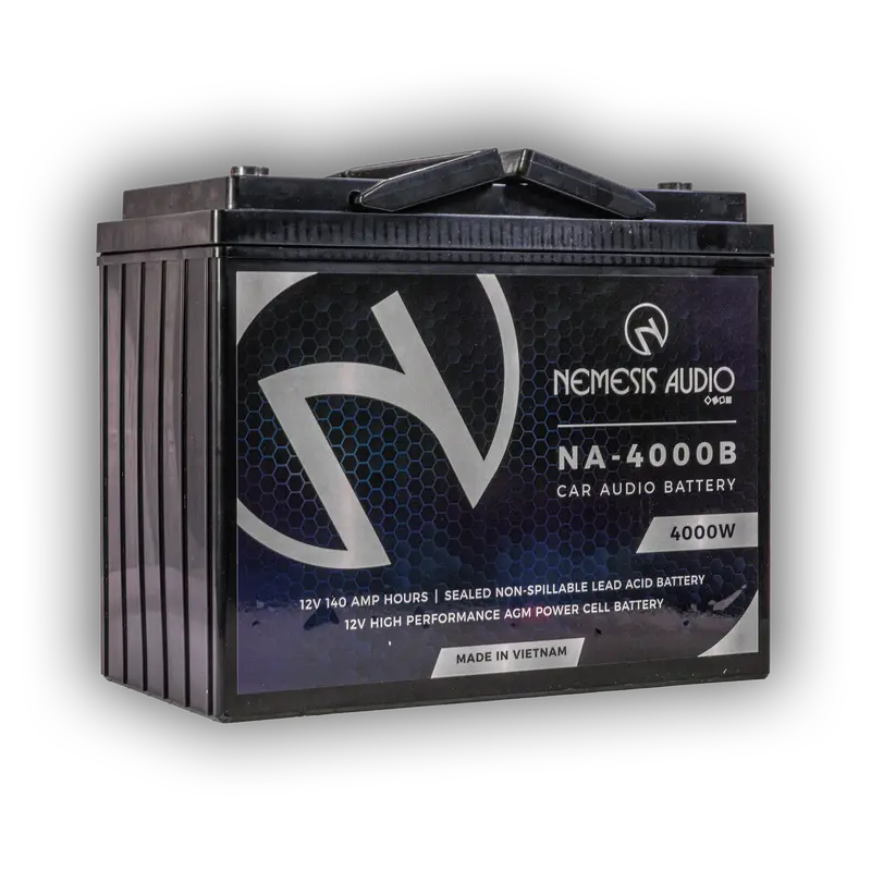 Nemesis Audio Na-4000B 140Ah 4000W Agm Power Cell 12V Battery 1