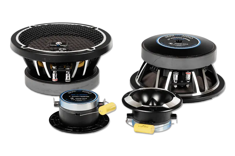 Nemesis Audio Na-6.5Hpk 6.5" Midrange Speakers & Pro Tweeters Bundle 1