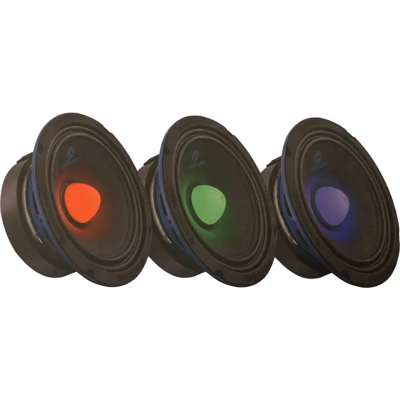 Nemesis Audio Na-65Fmrlt 6.5" 250W Midrange Speaker With Rgb Led Lights 4-Ohm (Single) 1