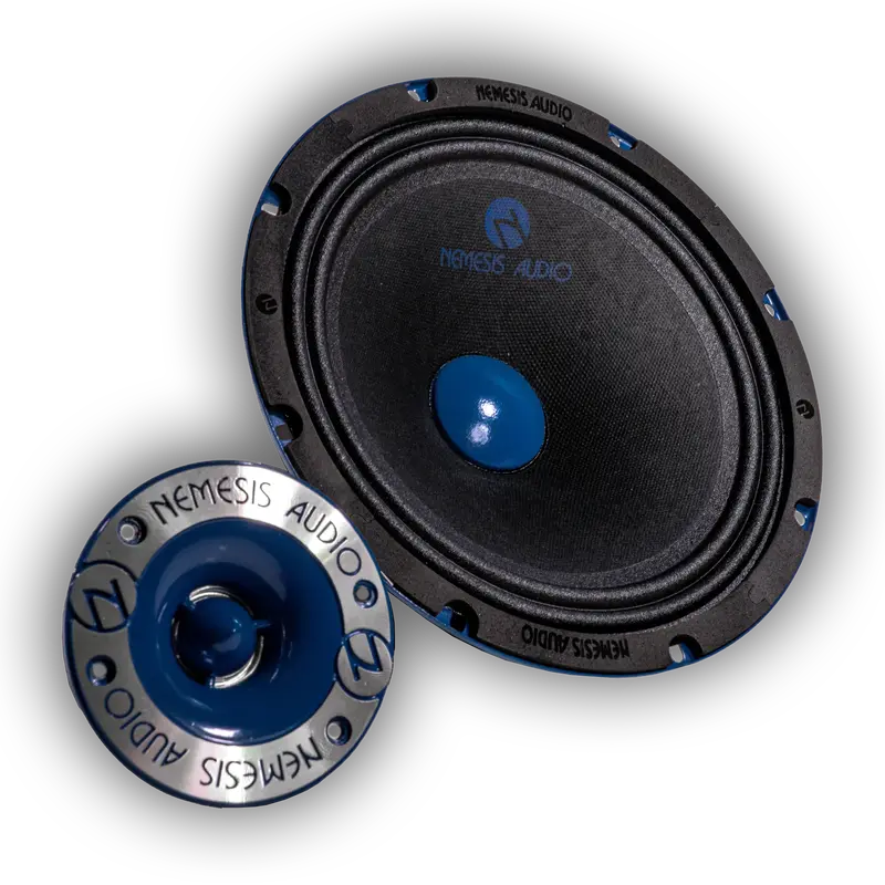 Nemesis Audio Na-8Mrpk 8" Midrange Speakers & Pro Tweeters Combo 1