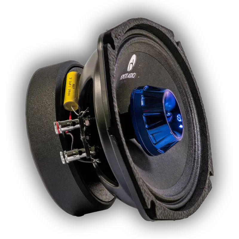 Nemesis Audio Na-Pro69 6X9" 240W Midrange Speakers With Built-In Bullet Tweeter 4-Ohm (Pair) 1