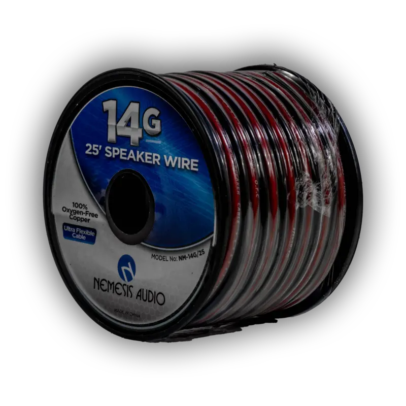 Nemesis Audio Nm-14G/25 14G Copper Speaker Wire - 25 Ft 1