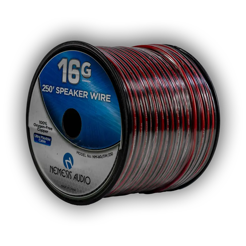 Nemesis Audio Nm-16G/Sw/250 16 Gauge Copper Speaker Wire - 250 Ft 1