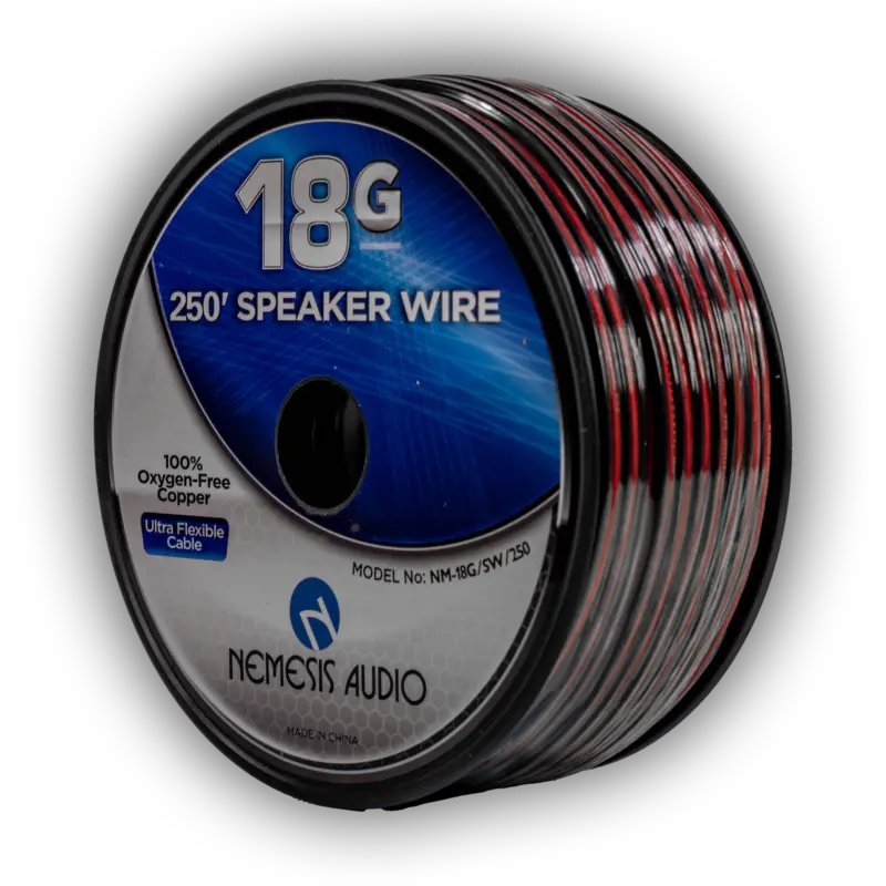 Nemesis Audio Nm-18G/Sw/250 18 Gauge Copper Speaker Wire - 250 Ft 1