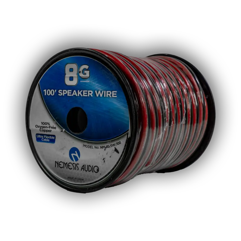 Nemesis Audio Nm-8G/Sw/100 8 Gauge Copper Speaker Wire - 100 Ft 1