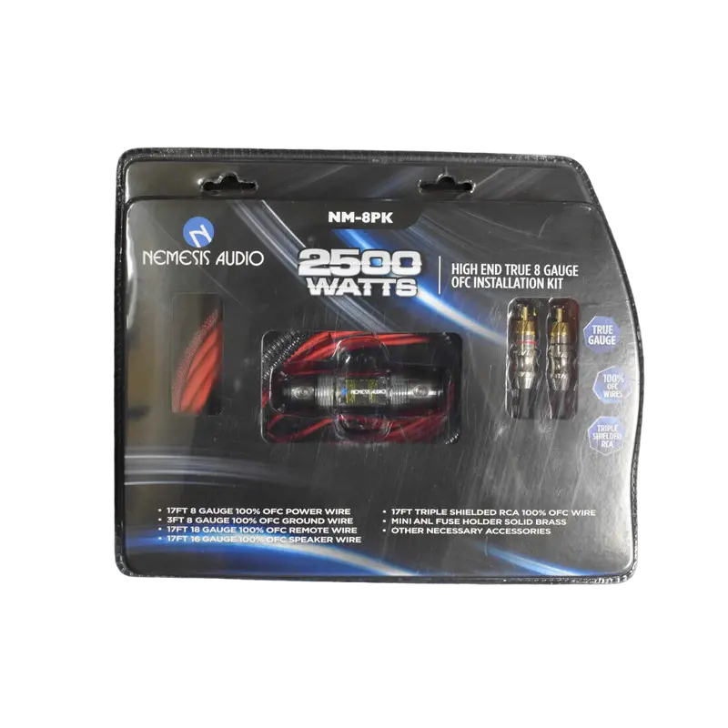 Nemesis Audio Nm-8Pk 100% Ofc 8G Amp Kit 1