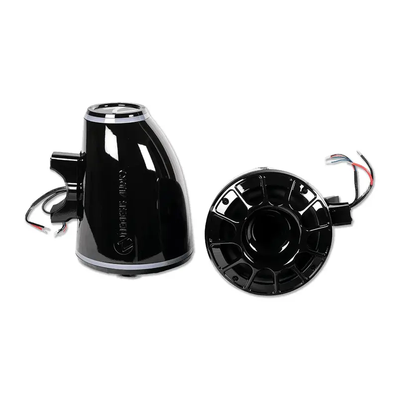 Nemesis Audio Wake-6.5 6.5" Marine Tower Speakers 300W W/ Rgb Lighting & Horn Loaded Drivers 1