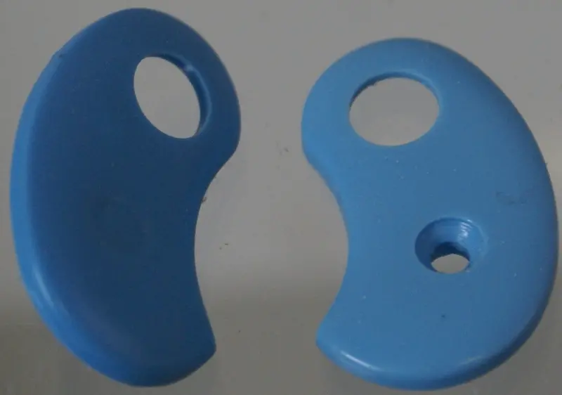 Nichols Capgun Dynamite Grips Blue Or Cream 1