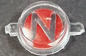 Nichols Stallion 45 Mark Ii Grip Inserts : Red 1