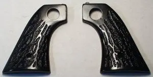 Nichols Stallion 45 Replacement Horn Black Grips (Set) 1