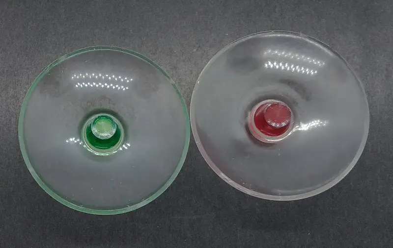 Nomura Replacement Robby Moon Space Ship Dishes Set Of Two. 2-9/16" 1