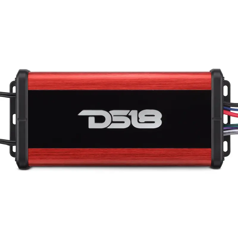 Nxl 4-Channel Full-Range Class D Waterproof Ip67 Marine And Powersports Nano Amplifier With Bluetooth 5.1 Receiver Built-In 1