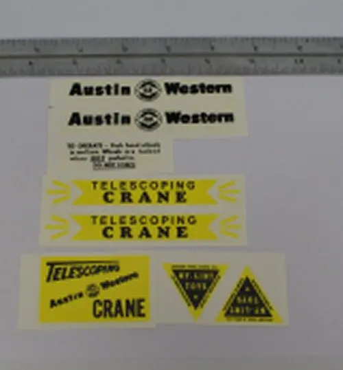 Nylint #2500 Telescoping Austin-Western Decal Set 1