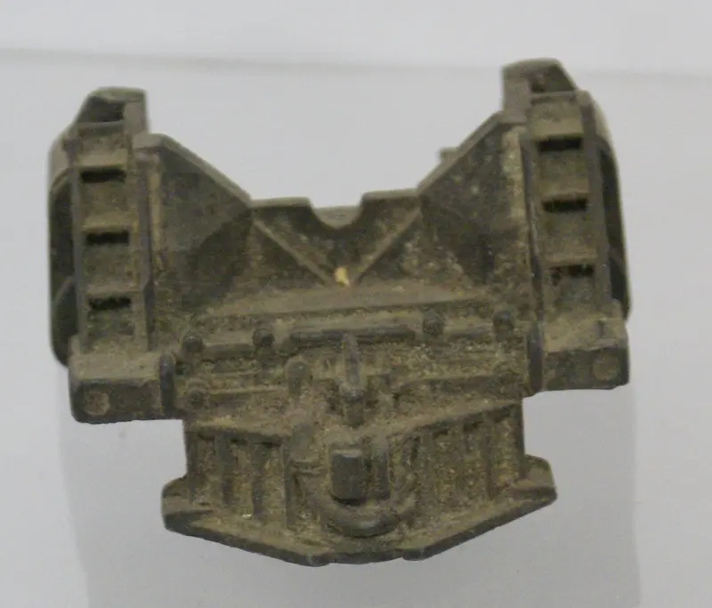 Old Vintage Cast Train Front Cow Catcher. 3X3" Original 1