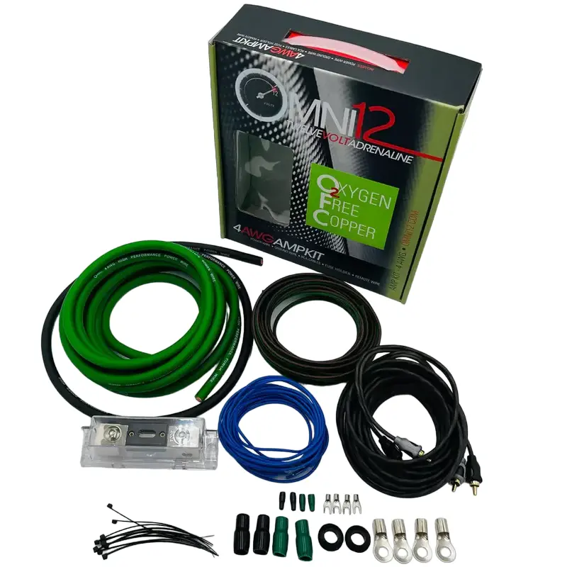 Omni12 100% Copper Ofc Amplifier Installation Kit 4Ga 1