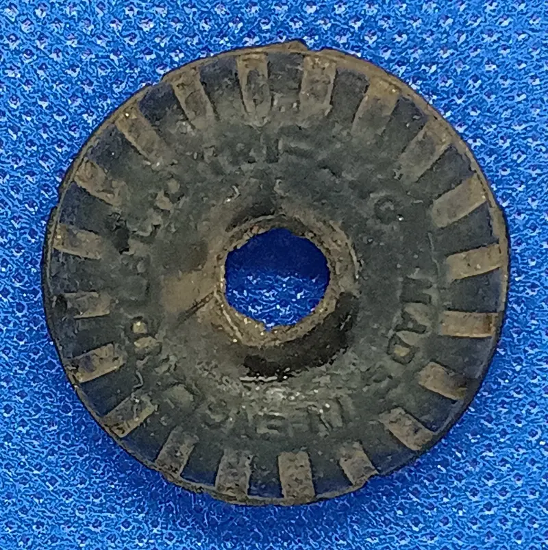 One Original Tri Ang Tire 1-1/4" Diameter X 3/8" Wide. 2