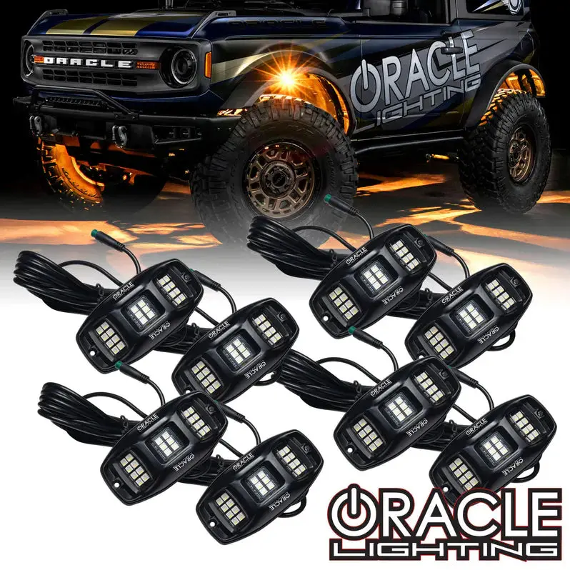 Oracle Lighting Colorshift Rgb + Wheel Well Rock Light Kit I '21- Current Ford Bronco 1