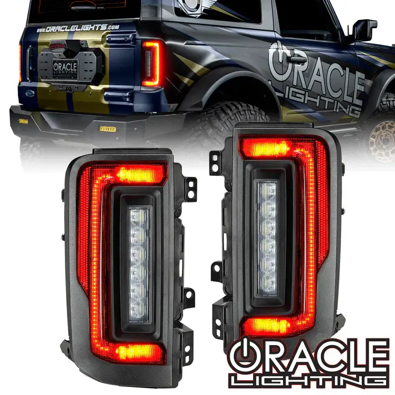 Oracle Lighting Flush Style (Lensless) Led Tail Lights I '21- Current Ford Bronco 1
