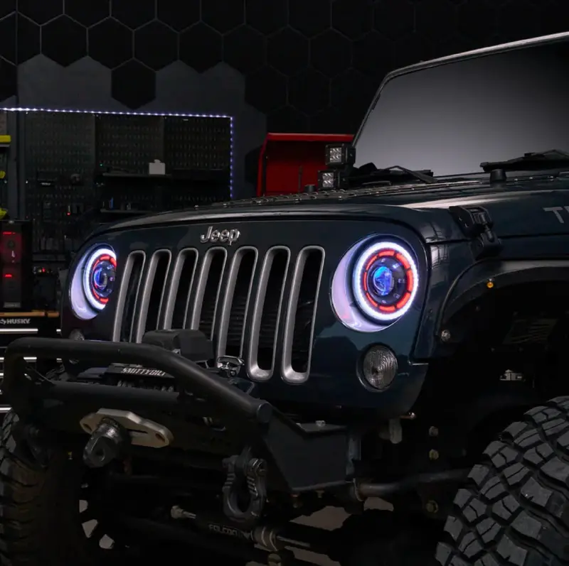 Oracle Lighting Oculus™ 7" Colorshift® B-Led Projector | '07-'18 Jk Wrangler 1