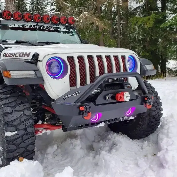 Oracle Lighting Oculus™ Colorshift®  Bi-Led Projector Headlights | '18+ Jl Wrangler/ '20+ Jt Gladiator 1