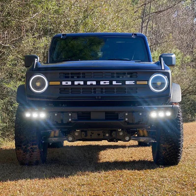 Oracle Lighting Triple Led Fog Light Kit (Steel Bumper) I '21- Current Ford Bronco 1