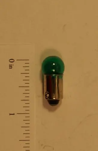 Original Green Bayonet Style Light Bulb. 1