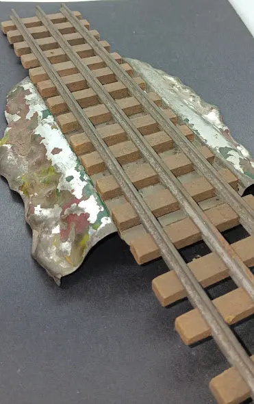 Original Marklin O Gauge Train Spur With Wooden Center Rail Track. 1