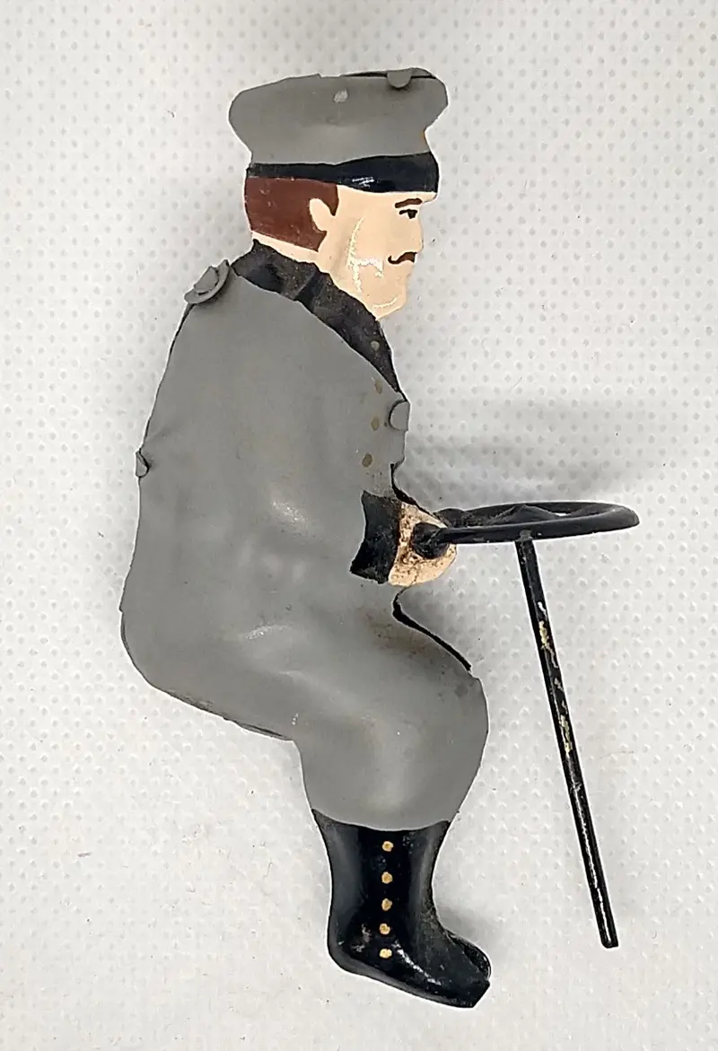 Original Tin Toy Car Limo Driver : Repainted. 3" 1