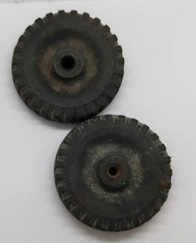 Original Tonka Wheels  2-1/4" With .17" Axle Hole. 1