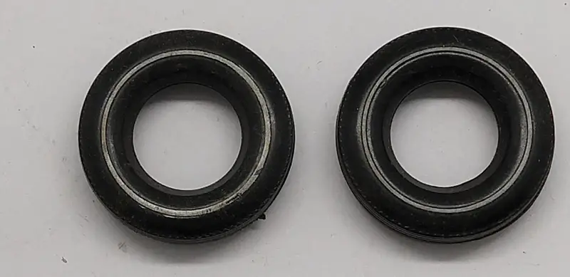 Original Vintage Toy Tires White Walls.  1" Diameter 1/2" Id Set Of Two 1