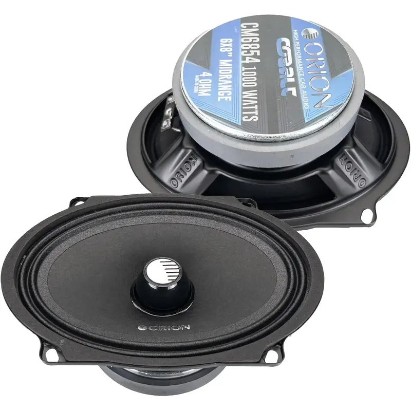 Orion Cm6854 - 5X7/6X8 Inch 4 Ohm Midrange Speaker 250 Watts Rms (Pair) 1