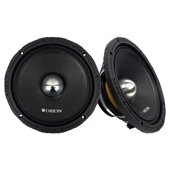 Orion Hcca84n 8" 500W Rms Neodymium Midrange Speakers (Pair) 1