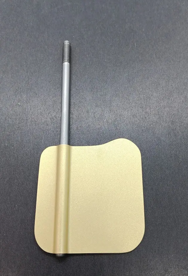 Orkin Boat Rudder 4-1/8" Post.  1-3/4" X 2" Rudder 1