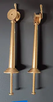 Orkin Complete Boat Wheel Pedestal Gold (One) 1