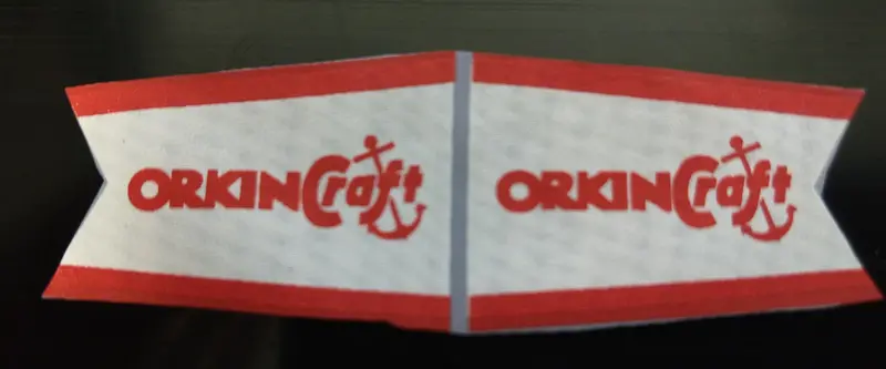 Orkin Craft Small Boat Flag 1.5" 1