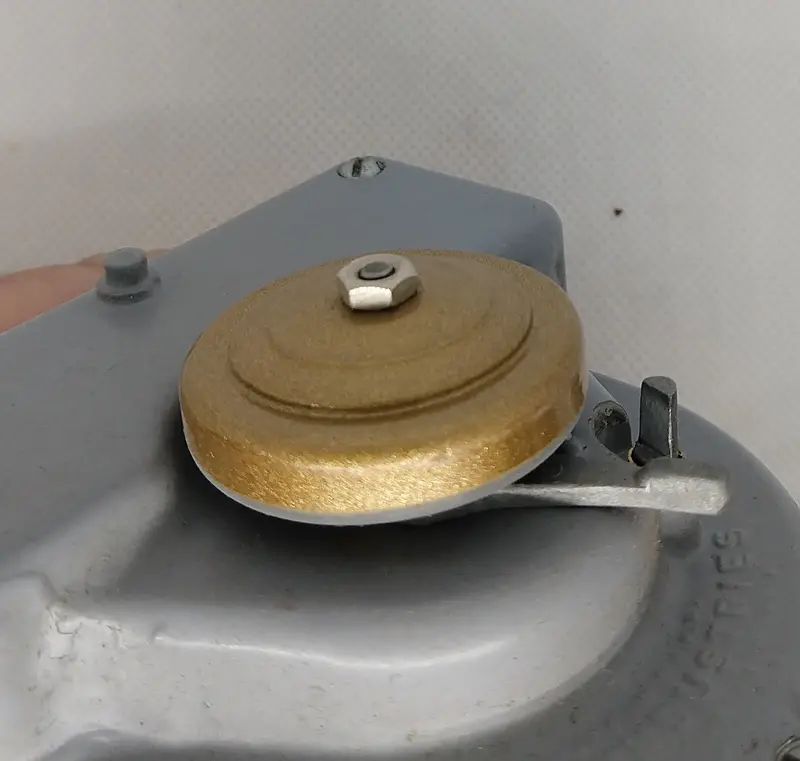 Orkin Outboard Top Cap. Gold Fly Wheel 1