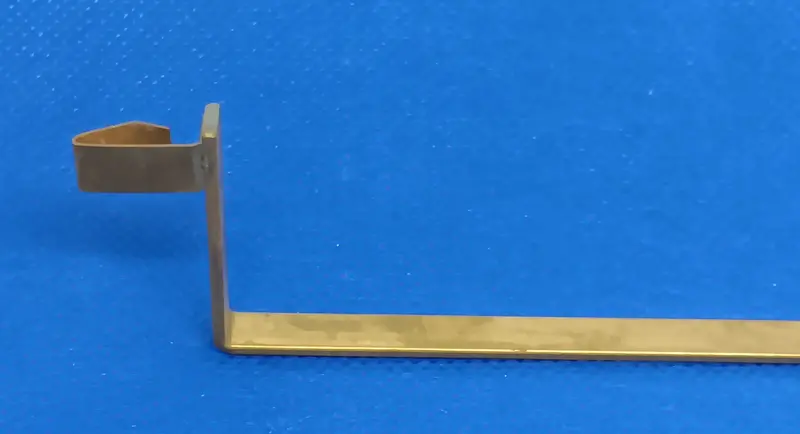 Orkin Toy Boat Brake Lever.  5" Brass 1