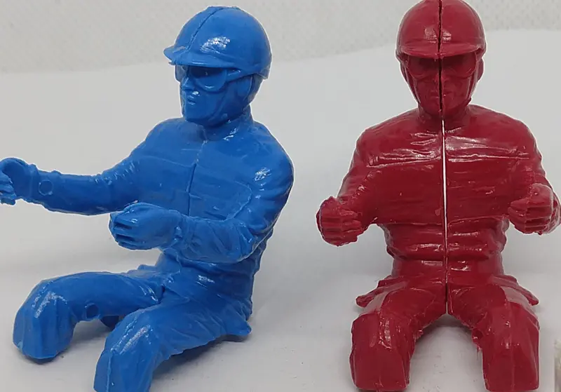 Pagco Jet Race Car Drivers 1950'S Red Or Blue. 1