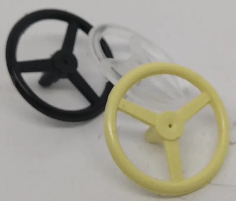 Pagco Race Car Steering Wheels :  1950'S Black, Clear, Yellow. Your Choice 1