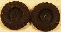 Pair Of Original Car Wheels 1-1/2 In. Od 1
