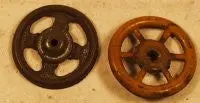 Pair Of Original Penny Toy Wheels 3/4 In. Od 1