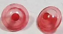 Pair : Small Pink Eye Button : Chief Robot Man 1