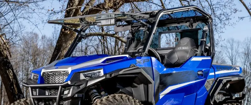 Polaris General 1000 Xp Maxdrive Power Flip Glass Windshield 1