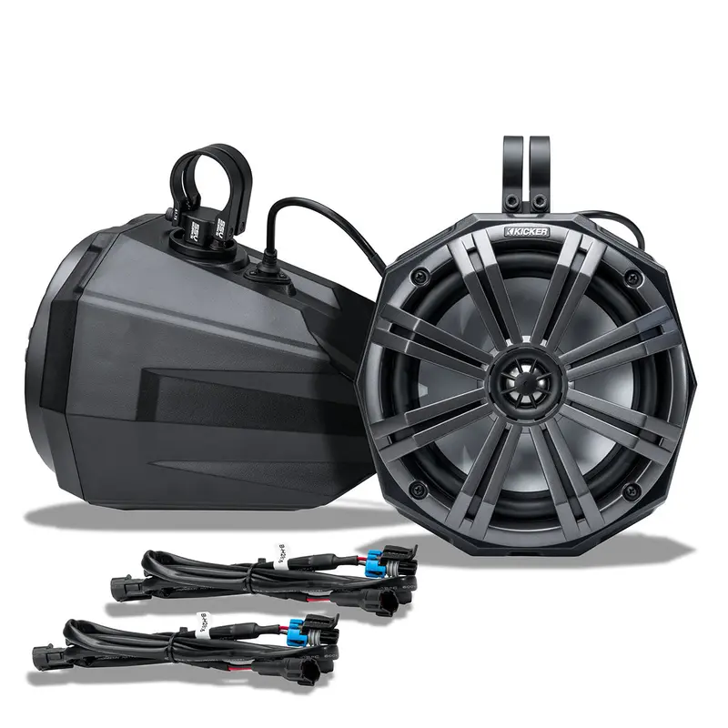 Polaris Rzr Oem Audio-Expansion Kit | 2-Tower Speaker Add-On Kit W/8" Kicker Speakers 1