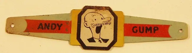 Post  Cereal Premium Ring Andy Gump 1948 1